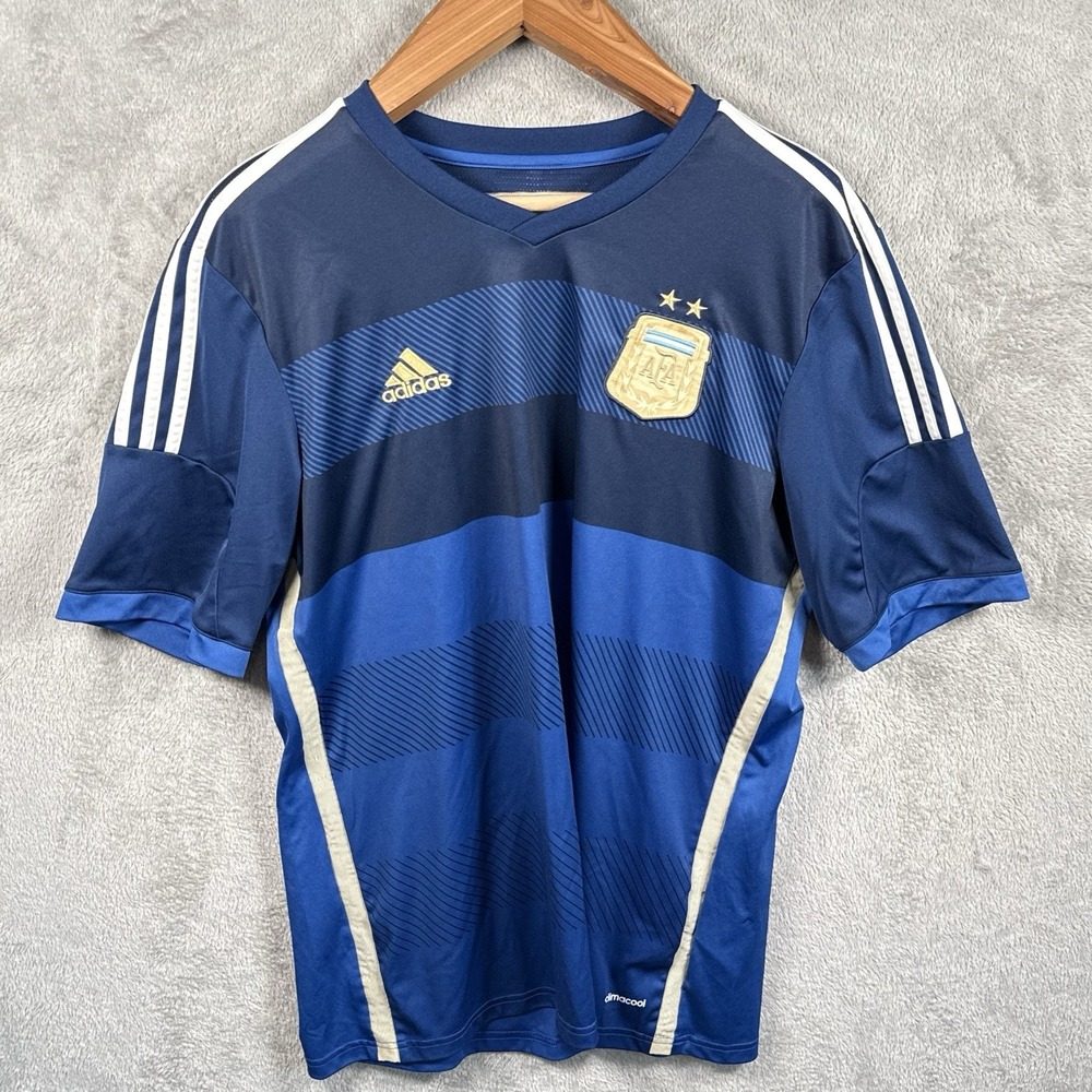 Adidas Argentina Soccer Jersey Mens XL 2014 World Cup Football Kit AFA Sports
